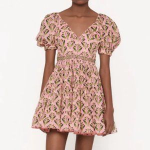 Manzanilla Margarita Cotton Mini Dress